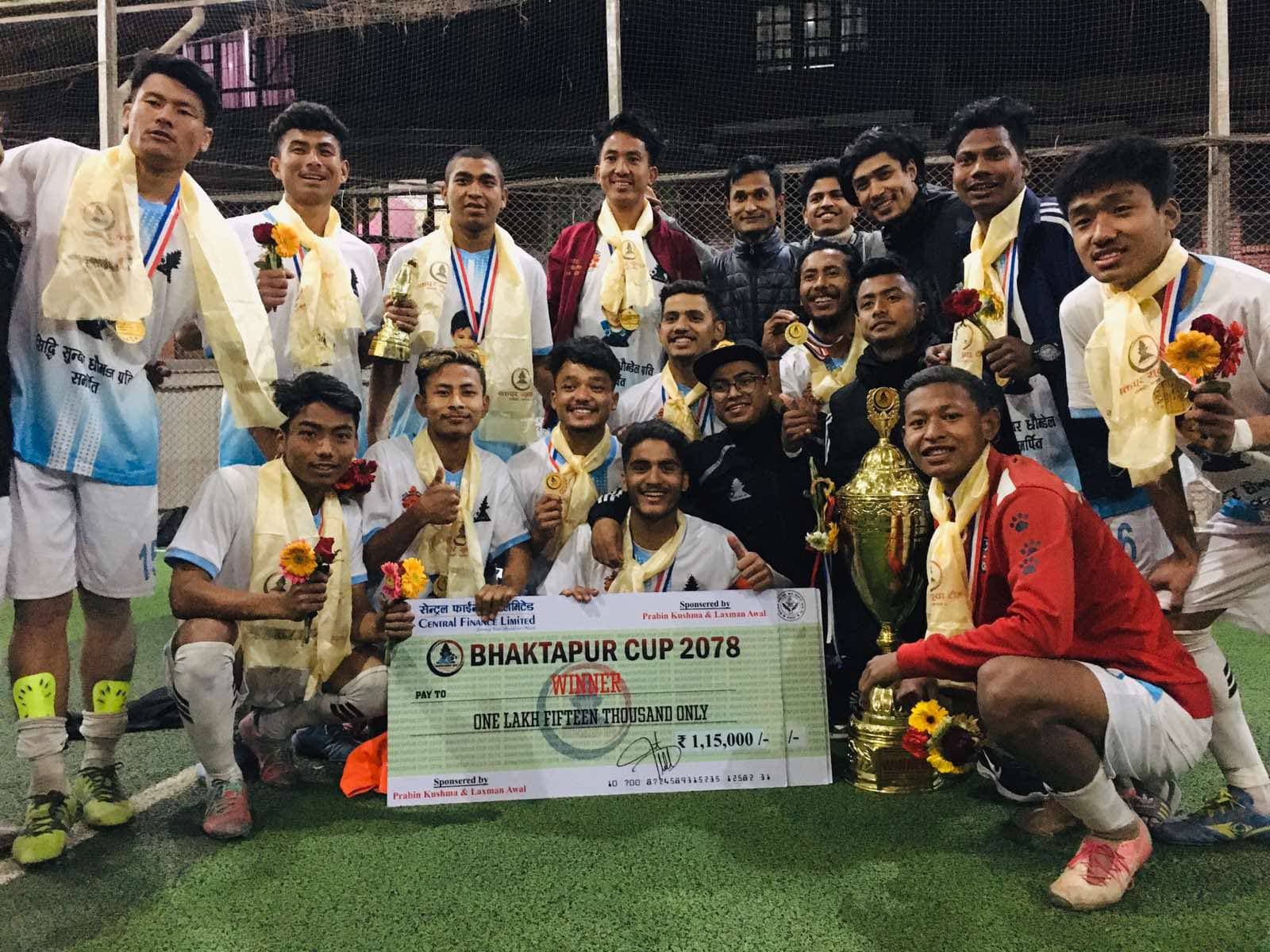 भक्तपुर एफसीलाई उपाधि 