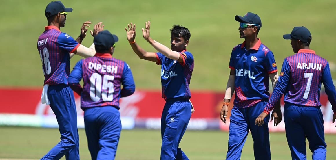 यू–१९ विश्वकपः पाकिस्तानसँग खेल्दै नेपाल