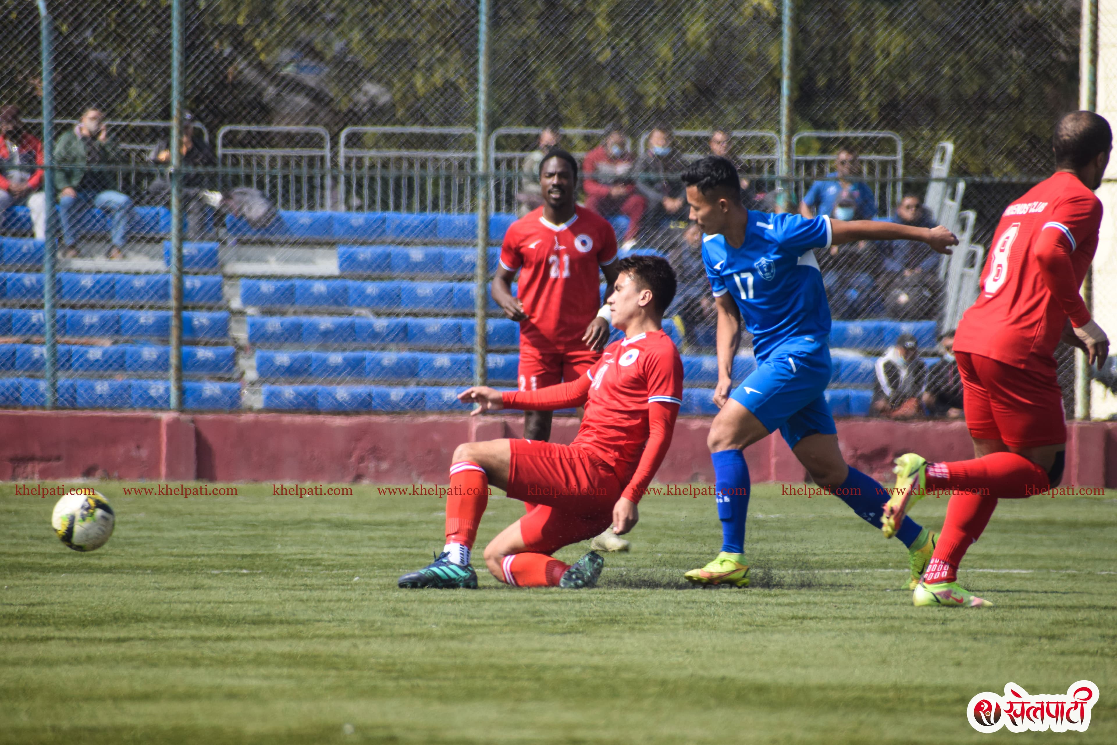 पहिलो हाफमा जावलाखेललाई ३-१ को अग्रता