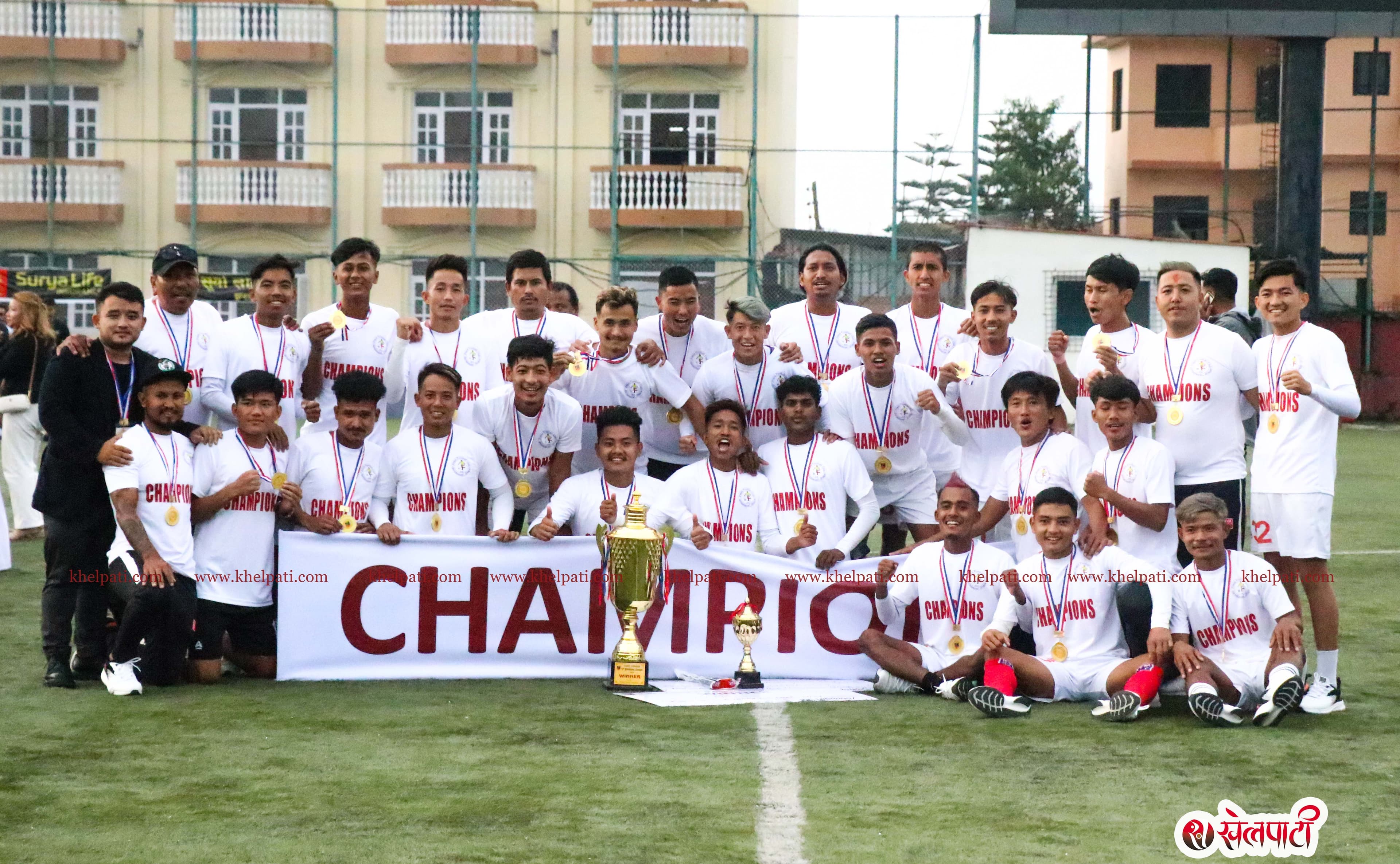 झापालाई 'सी' डिभिजन लिगको उपाधि