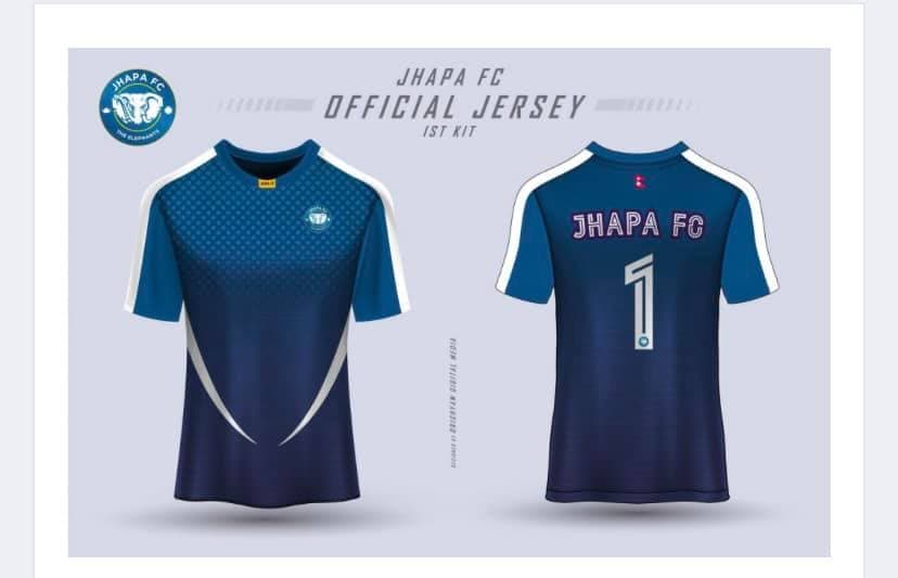 झापा एफसीको जर्सी सार्वजनिक