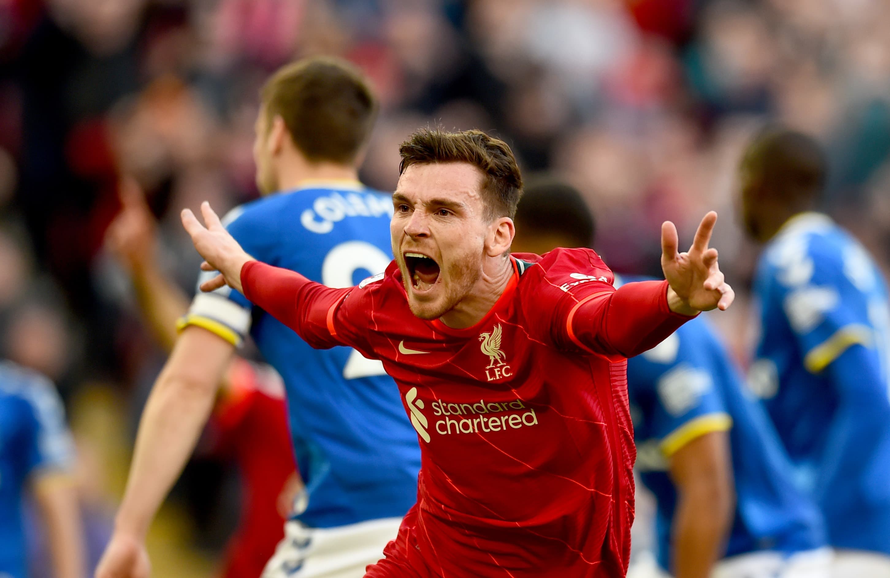 मर्सीसाइड डर्बीमा लिभरपुल विजयी  