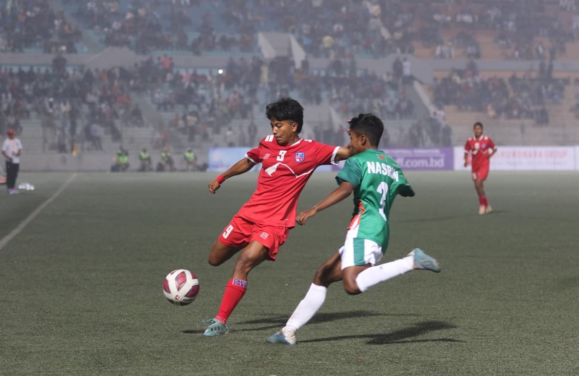 नेपालविरुद्ध बंगलादेशलाई २-० को अग्रता
