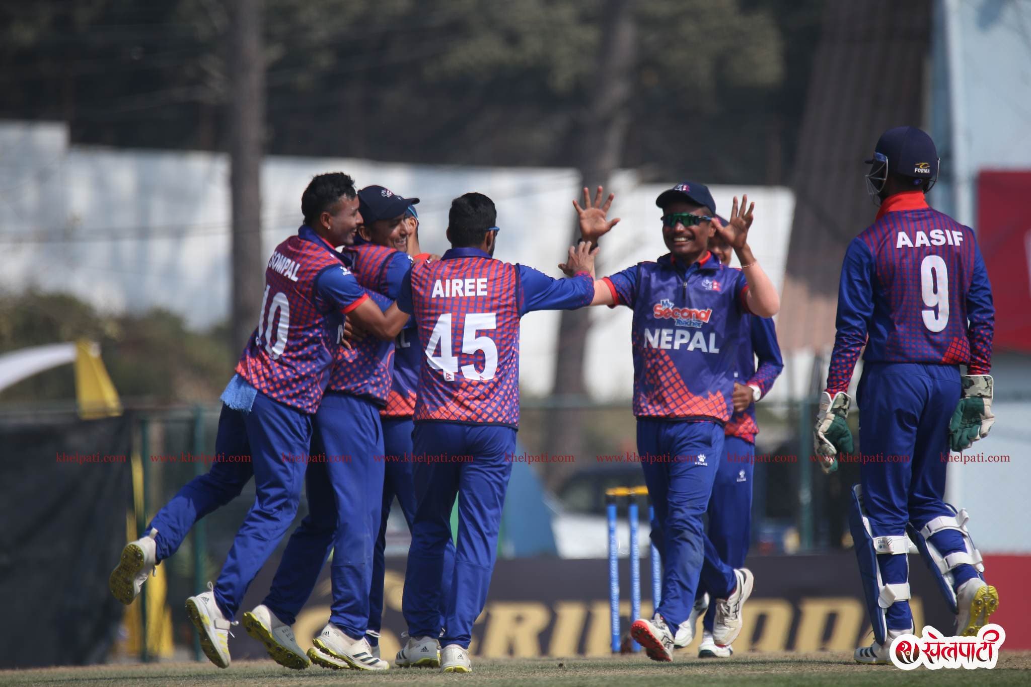 नामिबियाद्वारा नेपाललाई २७५ रनको लक्ष्य