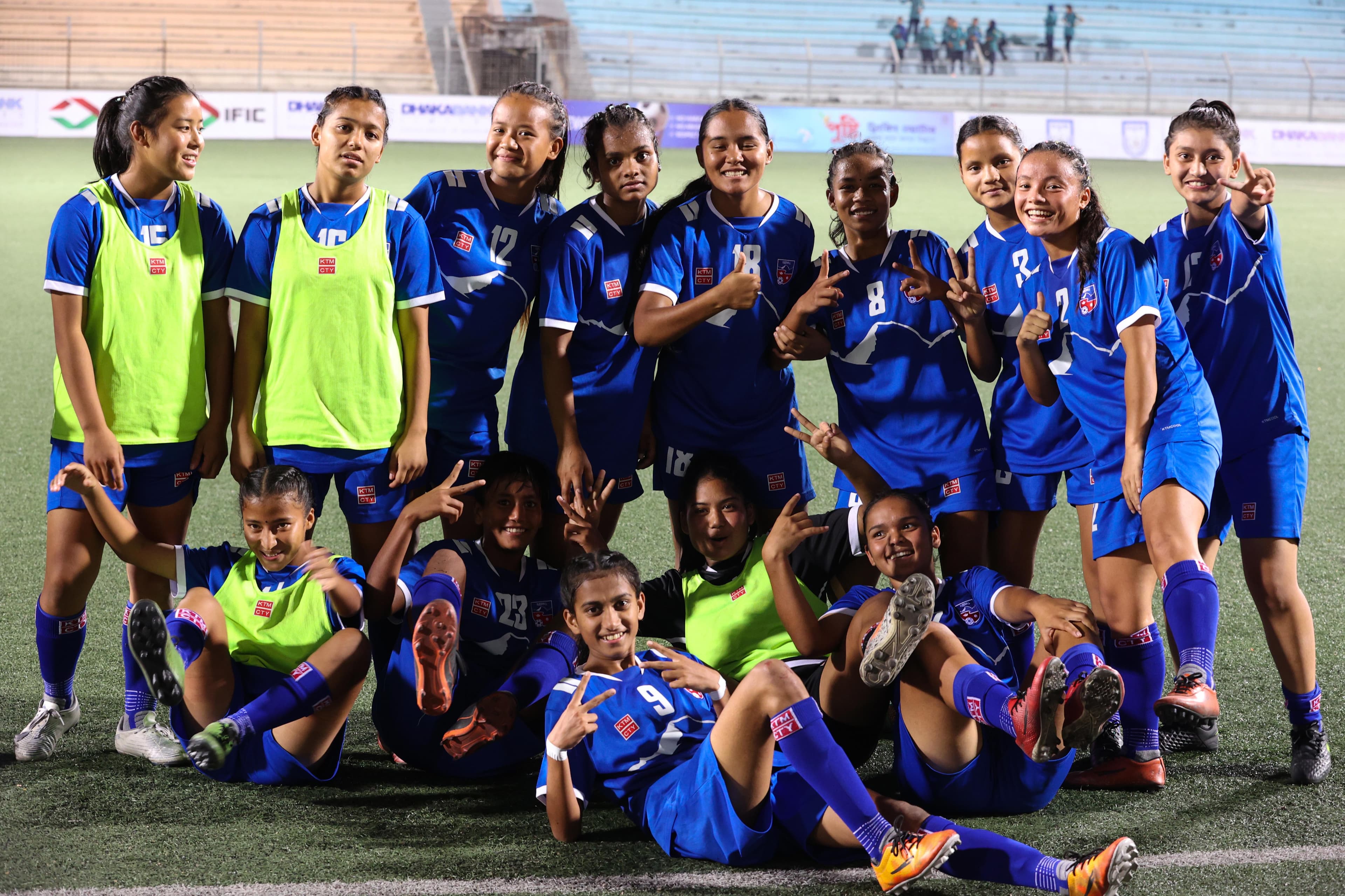 भुटानलाई हराउँदै नेपाल शीर्ष स्थानमा