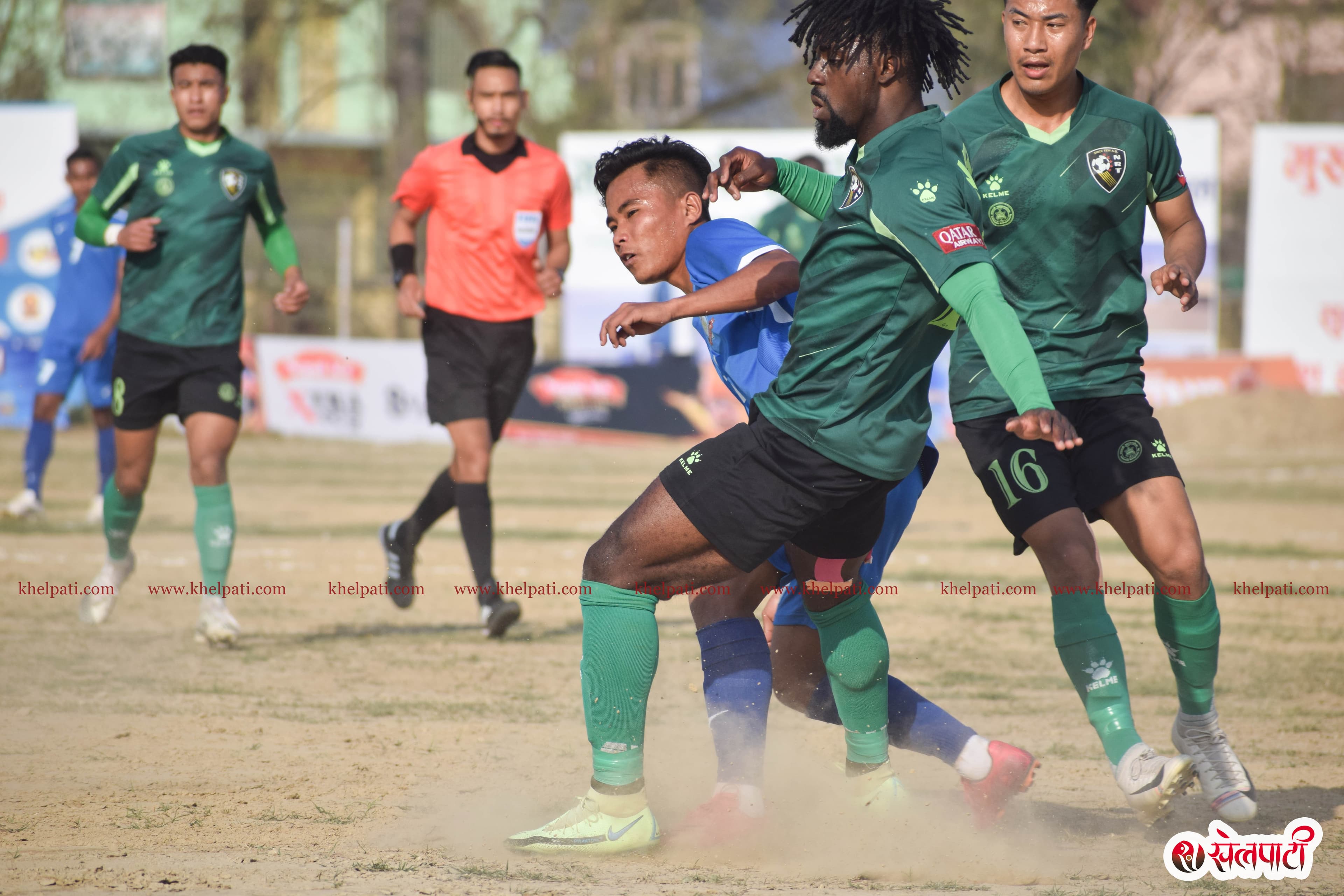 बागमतीसँग पराजित एनआरटी बाहिरियो