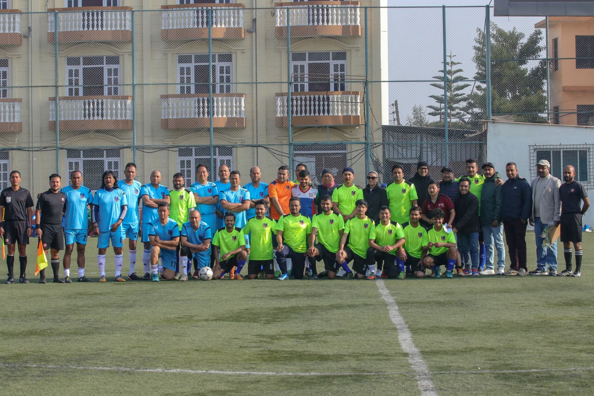 एन्फा र खेलकुद पत्रकारबीच मैत्रीपूर्ण खेल