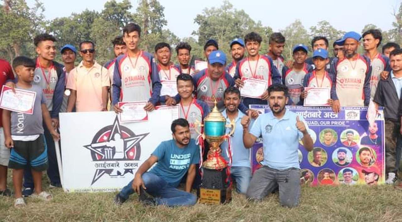 आइतबारे अस्त्रलाई पीपीएल क्रिकेटको उपाधि