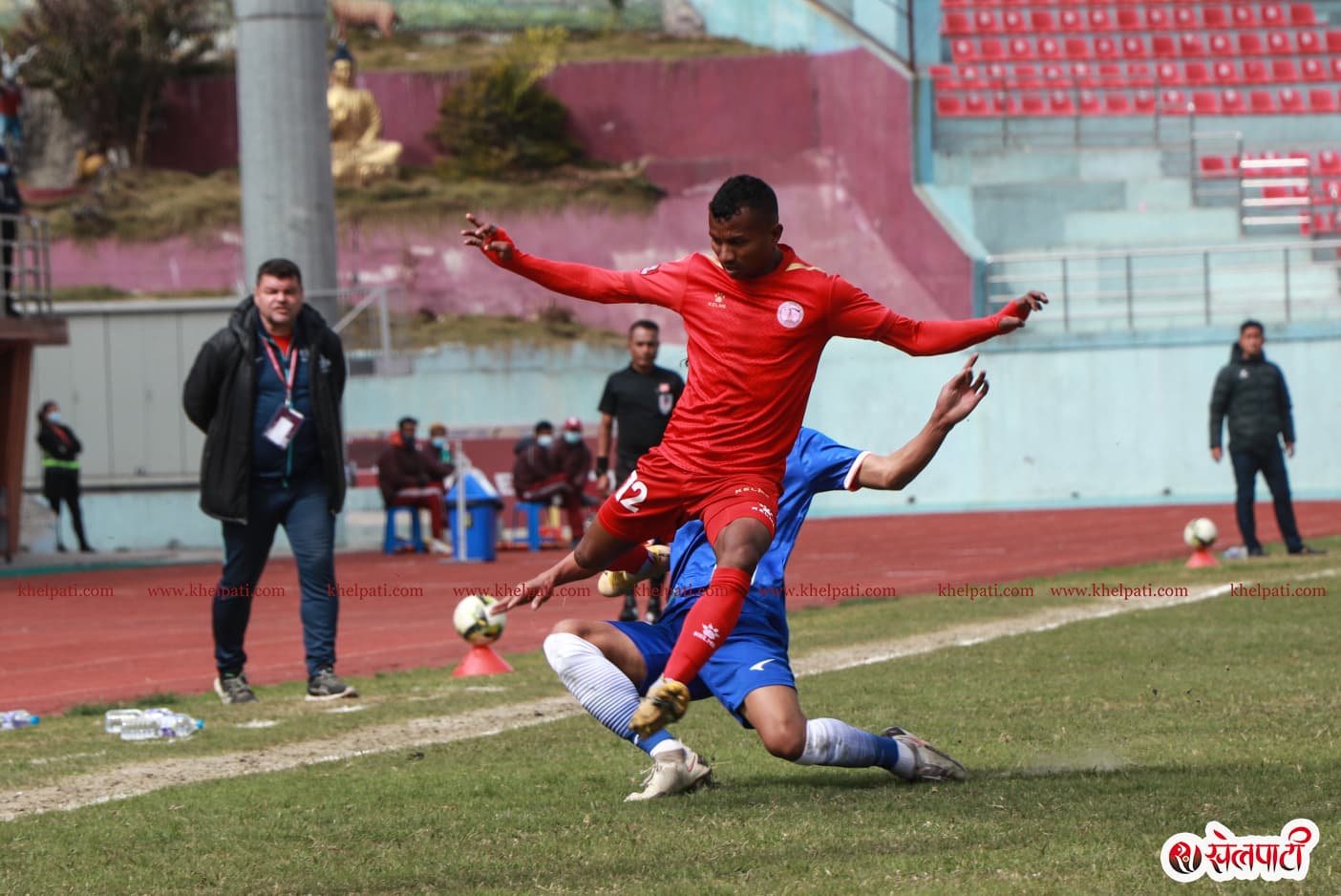 पहिलो हाफमा पुलिसलाई १-० को अग्रता