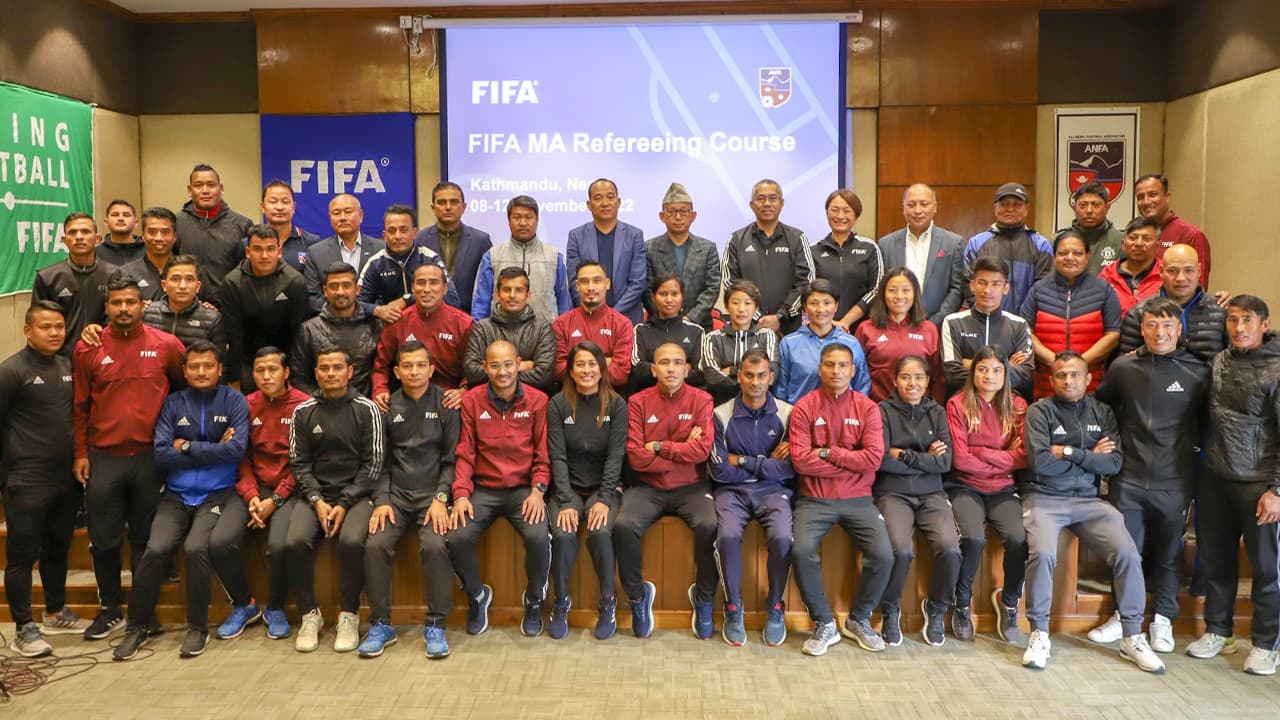 फिफा एमए रेफ्रीङ कोर्स सुरु