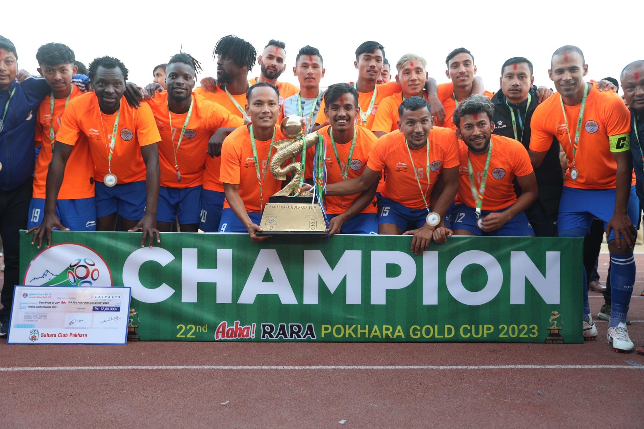 संकटालाई आहा ! रारा पोखरा गोल्डकपको उपाधि