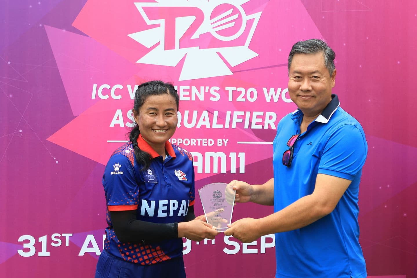 सीता बनिन् प्लेयर अफ द म्याच 