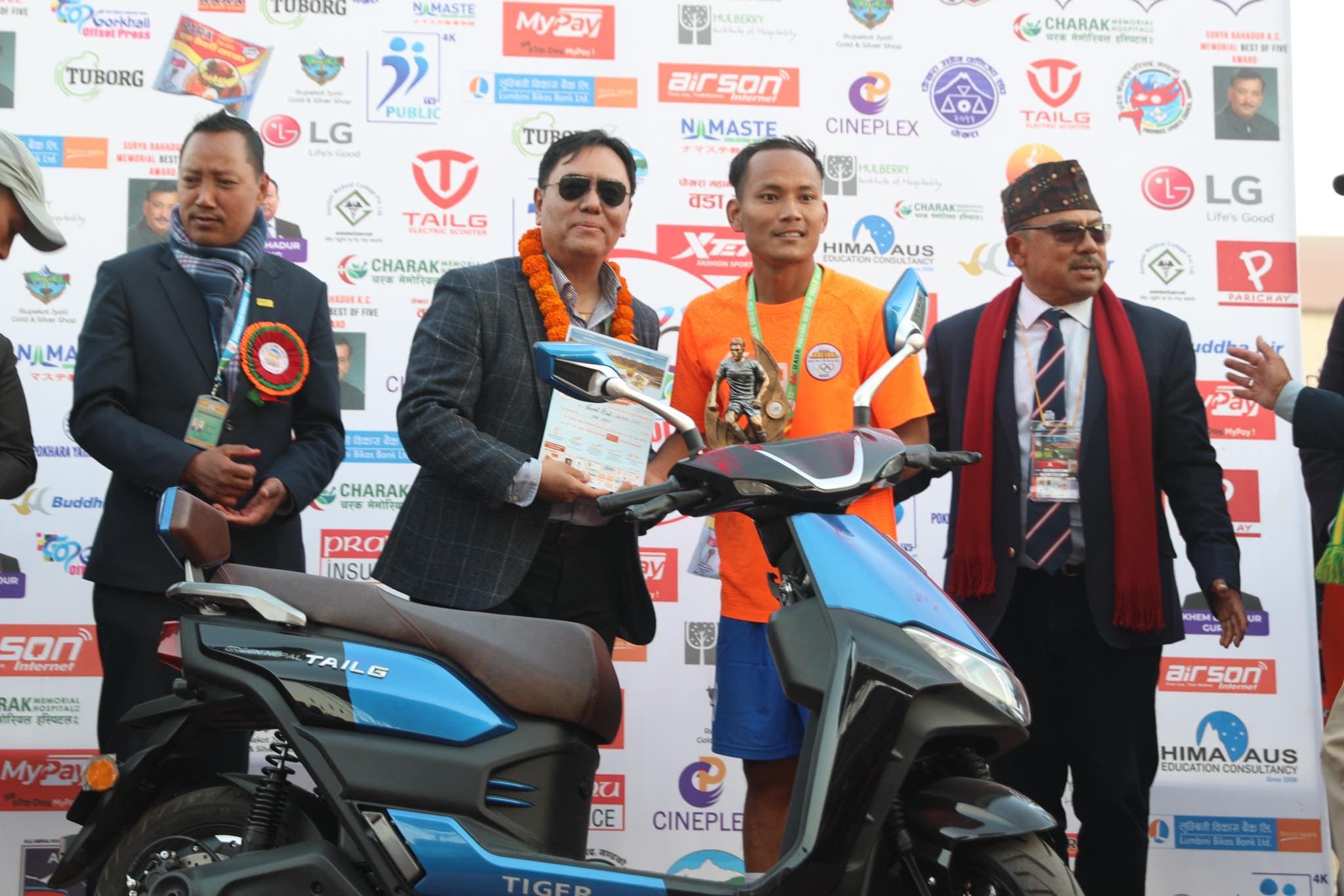 सुनिल सर्वोत्कृष्ट खेलाडी