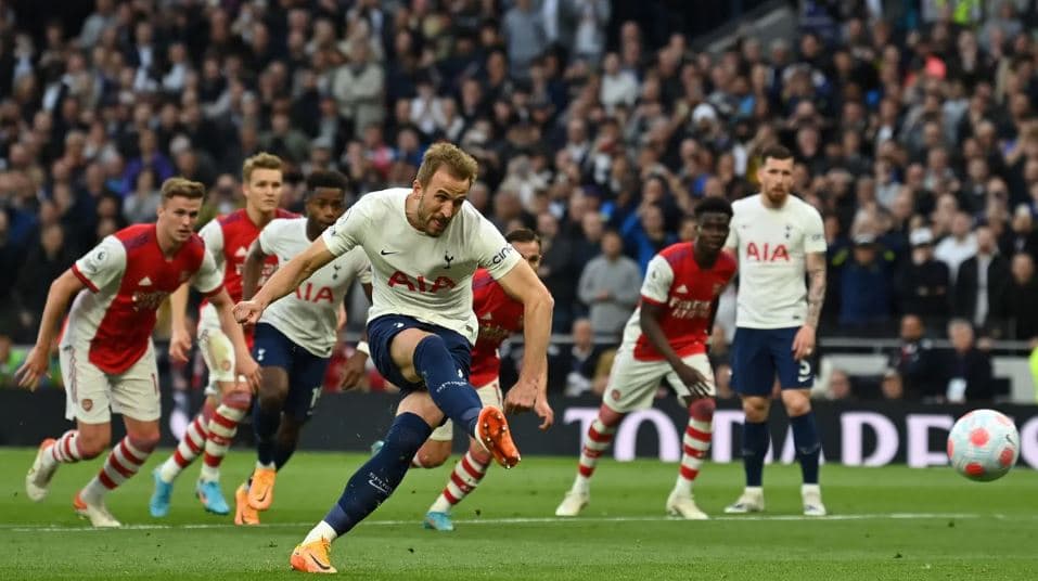 टोटनहम माथि माथि, आर्सनल तल तल