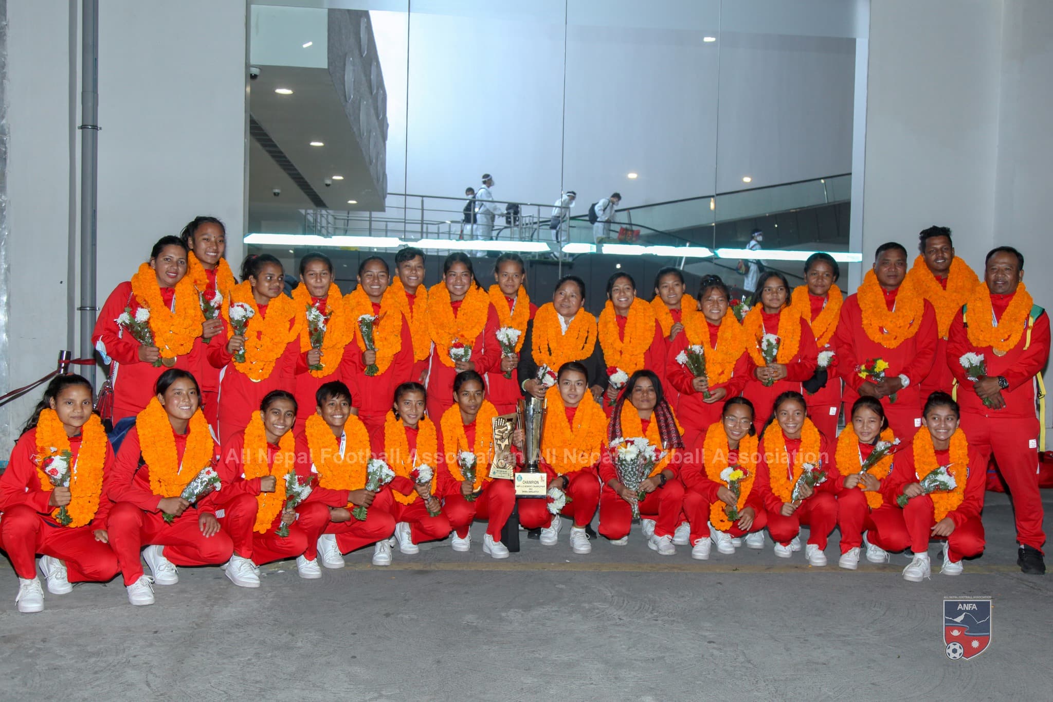 च्याम्पियन यू-१५ टोली स्वदेश फिर्ता