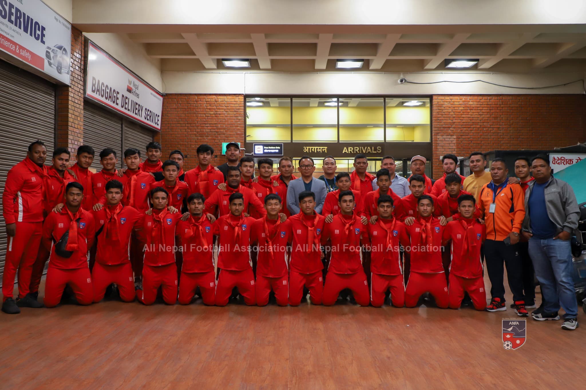 यू-१७ फुटबल टोली स्वदेश फिर्ता