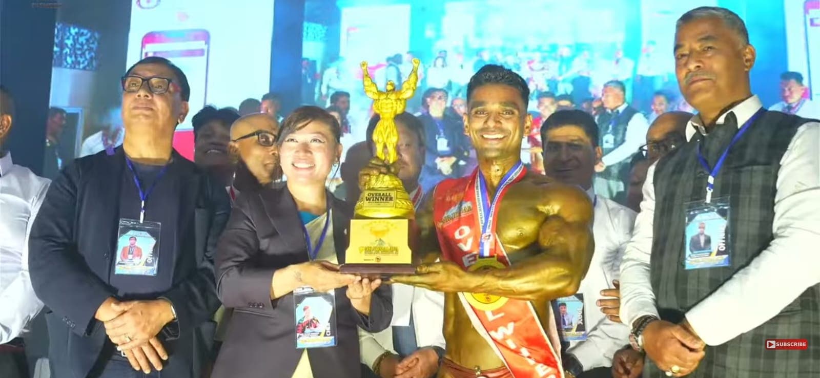 राष्ट्रिय शारीरिक सुगठनको उपाधि क्षितिजलाई