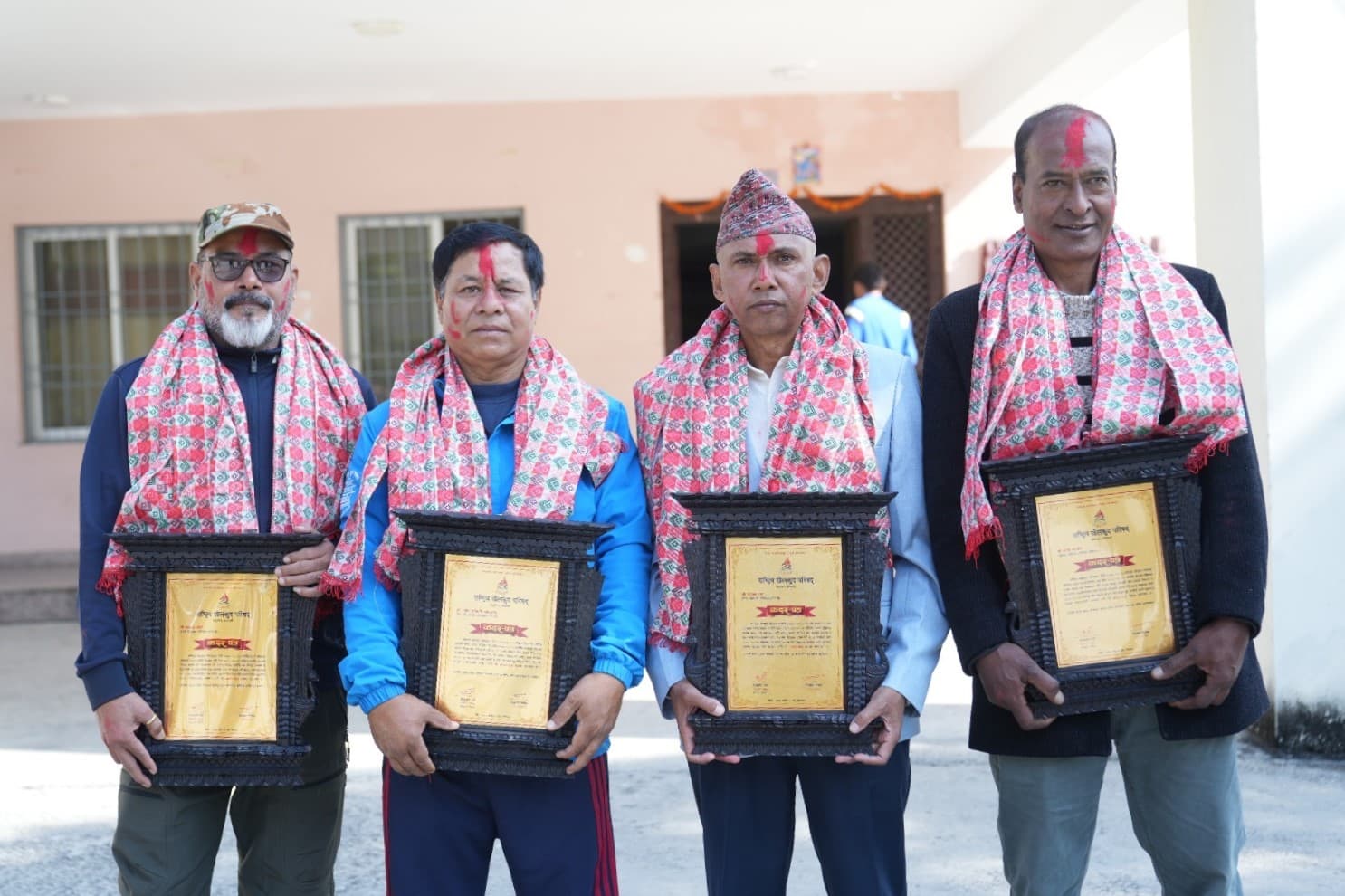 चार जना प्रशिक्षकको विदाई