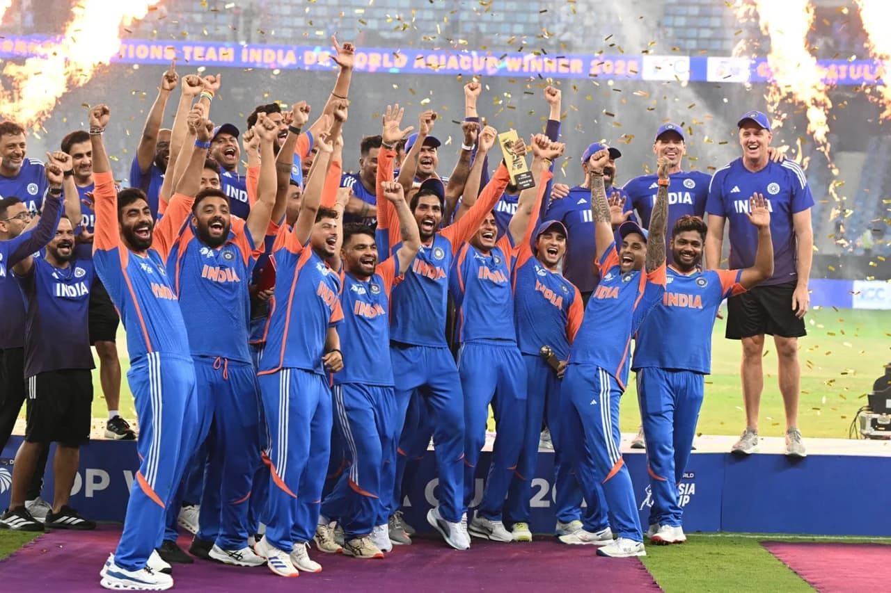 एसिया कप जितेको भारतले पाएन ट्रफी !
