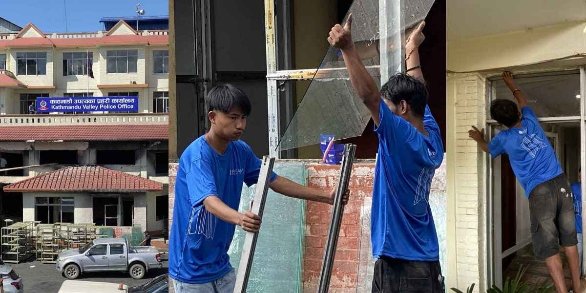 एनकेएलले गर्यो जेन्जी आन्दोलनमा ध्वस्त ५ प्रहरी कार्यालय मर्मतसम्भार