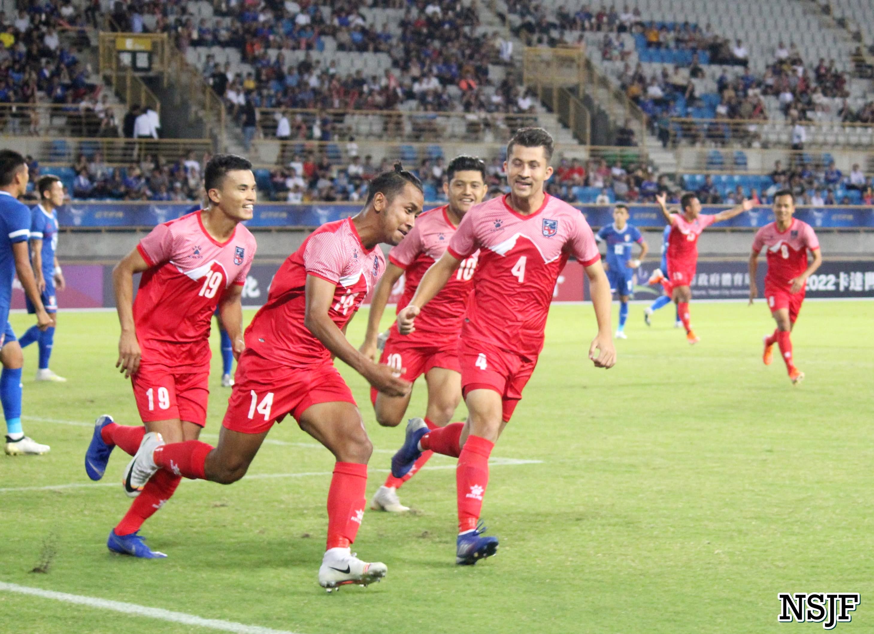 फिफा वरियतामा नेपालको पाँच स्थान सुधार