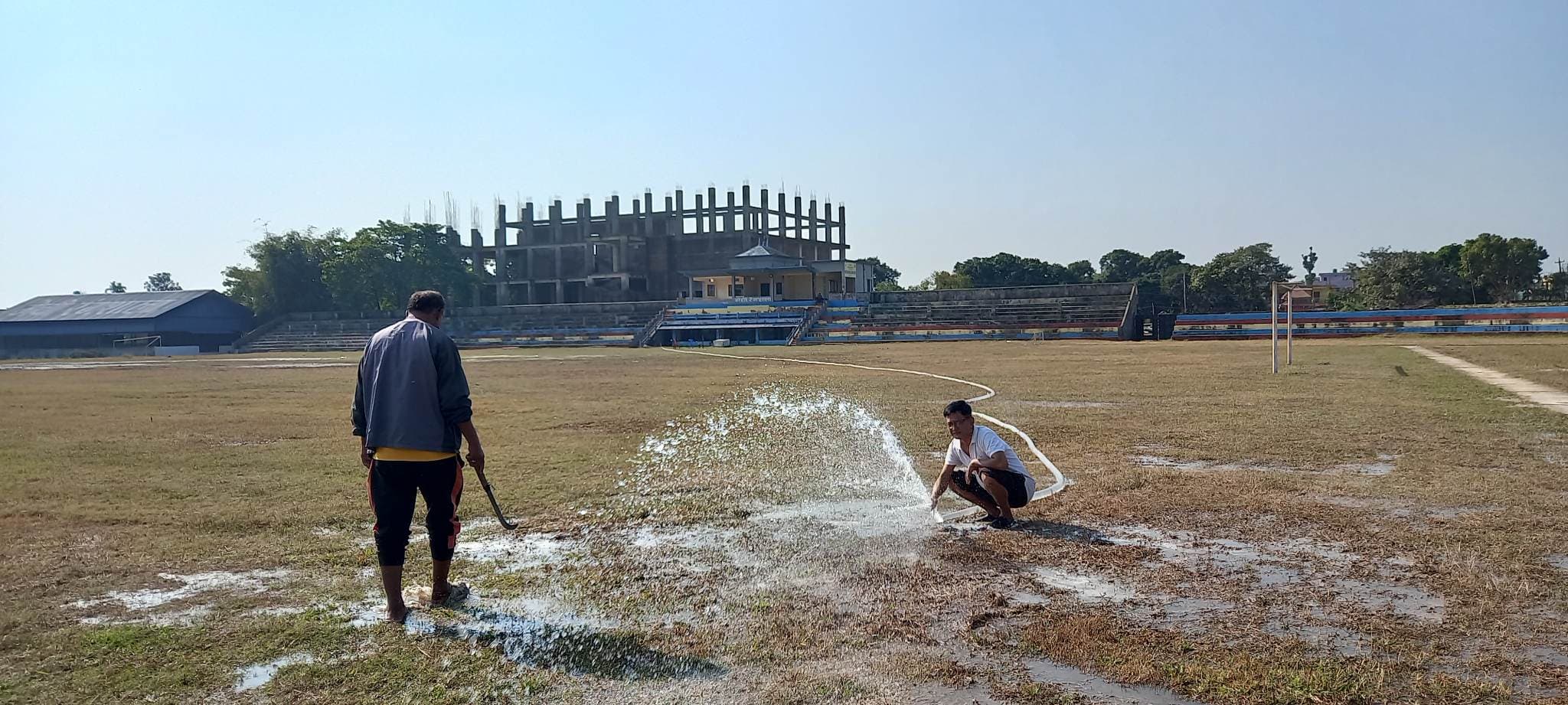 २ दशकपछि मेची रंगशालामा गोल्डकप फुटबल हुँदै