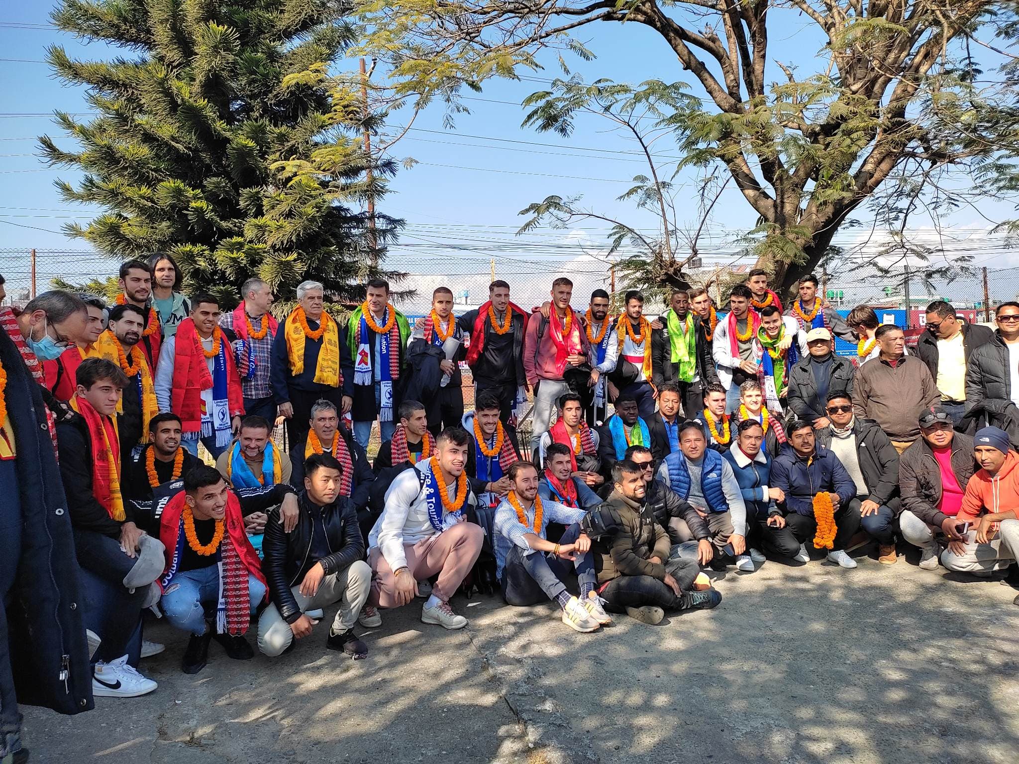 स्पेनको क्लब कासेरेन्योको टोली नेपालमा