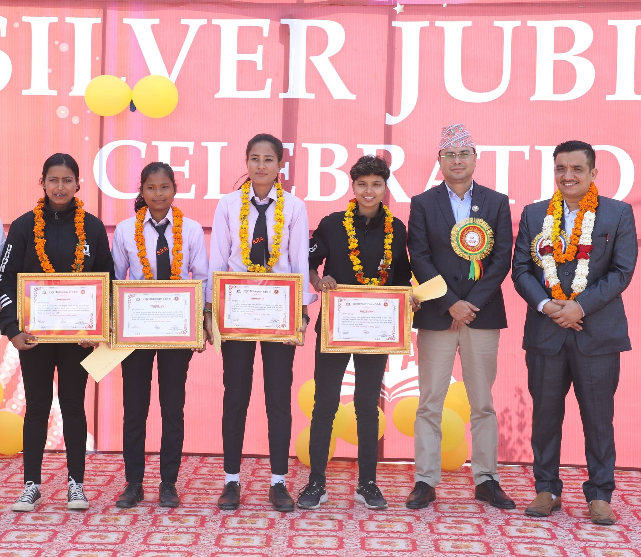 पीएम कप विजेता महिला क्रिकेटरलाई एसपीएको सम्मान