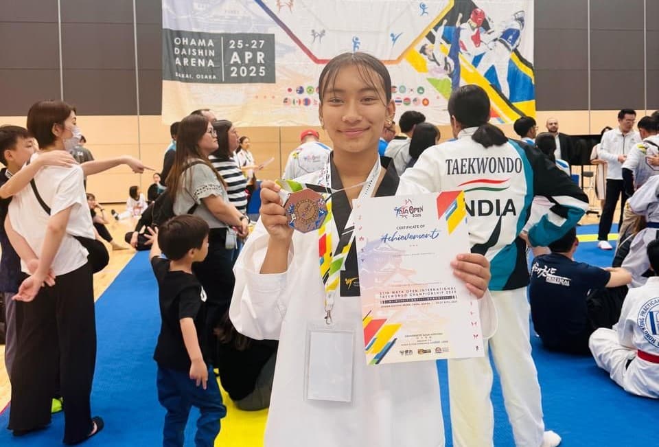 वाटा तेक्वान्दो च्याम्पियनसिपमा खुशीले जितिन् कांस्य