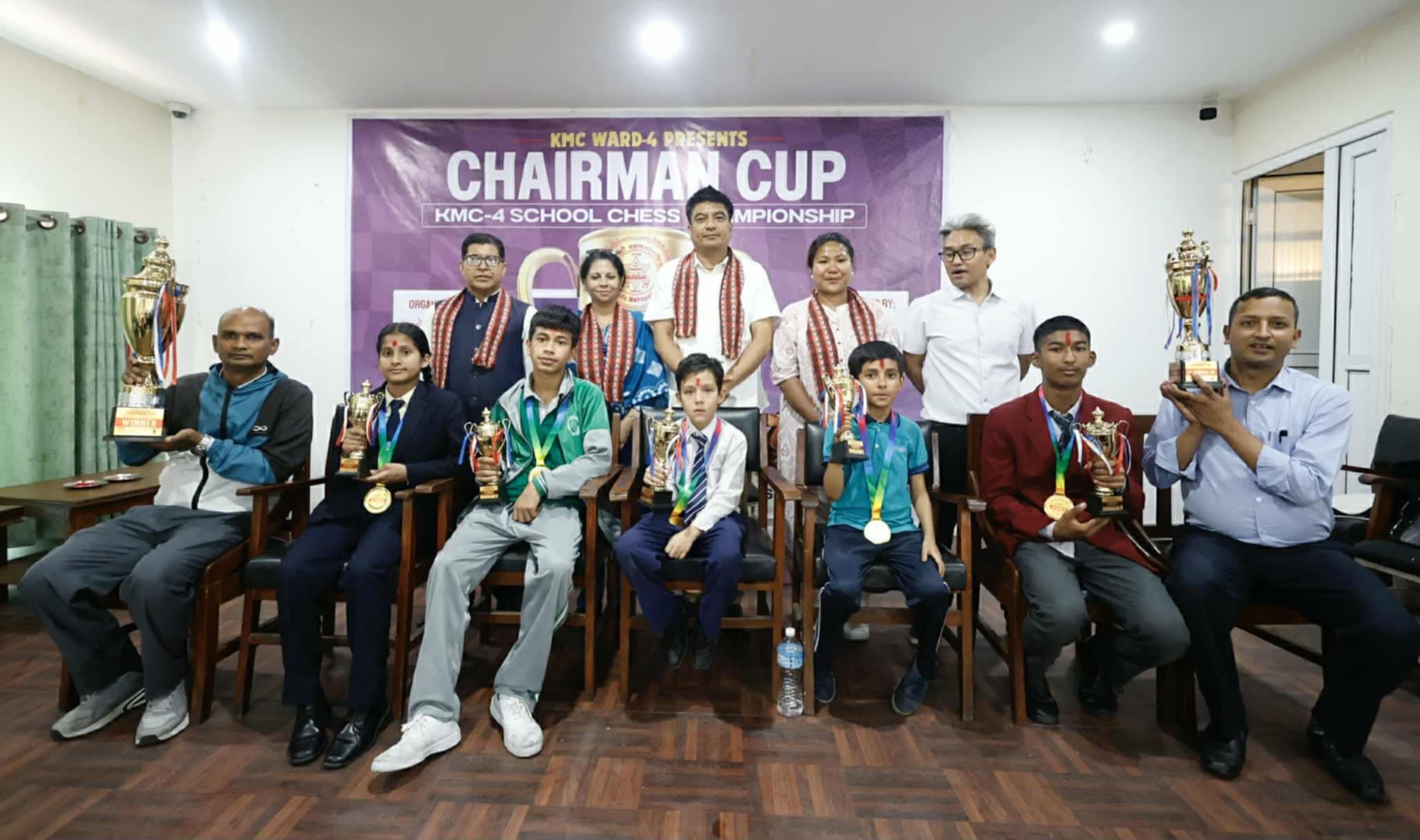 चेयरम्यान कप चेसमा बाँसबारी च्याम्पियन