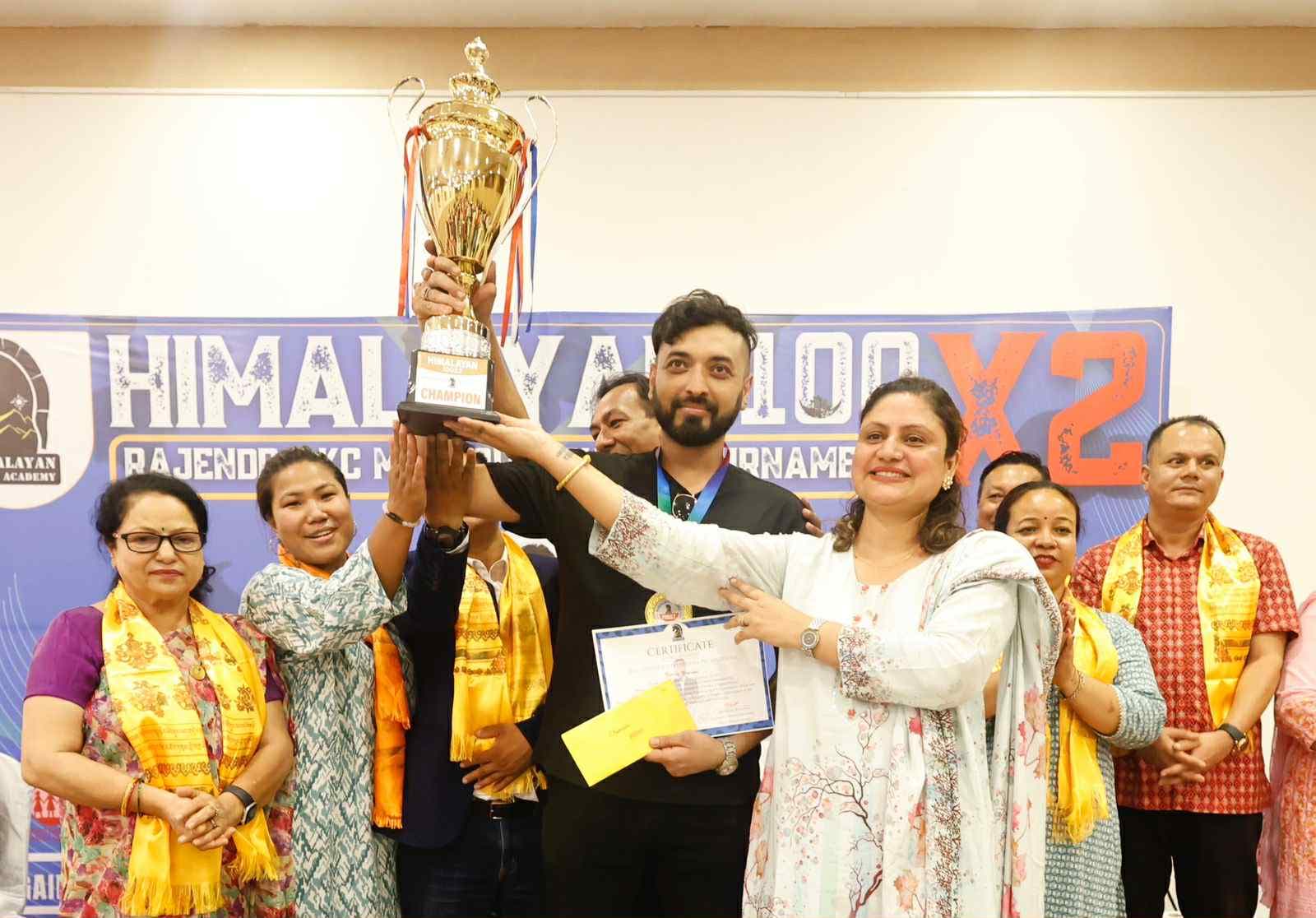 हिमालयन १०० मा क्षितिज च्याम्पियन