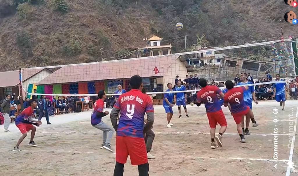 शेर्माथाङमा भलिबल प्रतियोगिता हुने