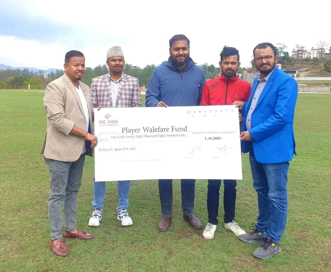 टिकटबाट उठेको रकम क्यानको खेलाडी कल्याण कोषलाई हस्तान्तरण