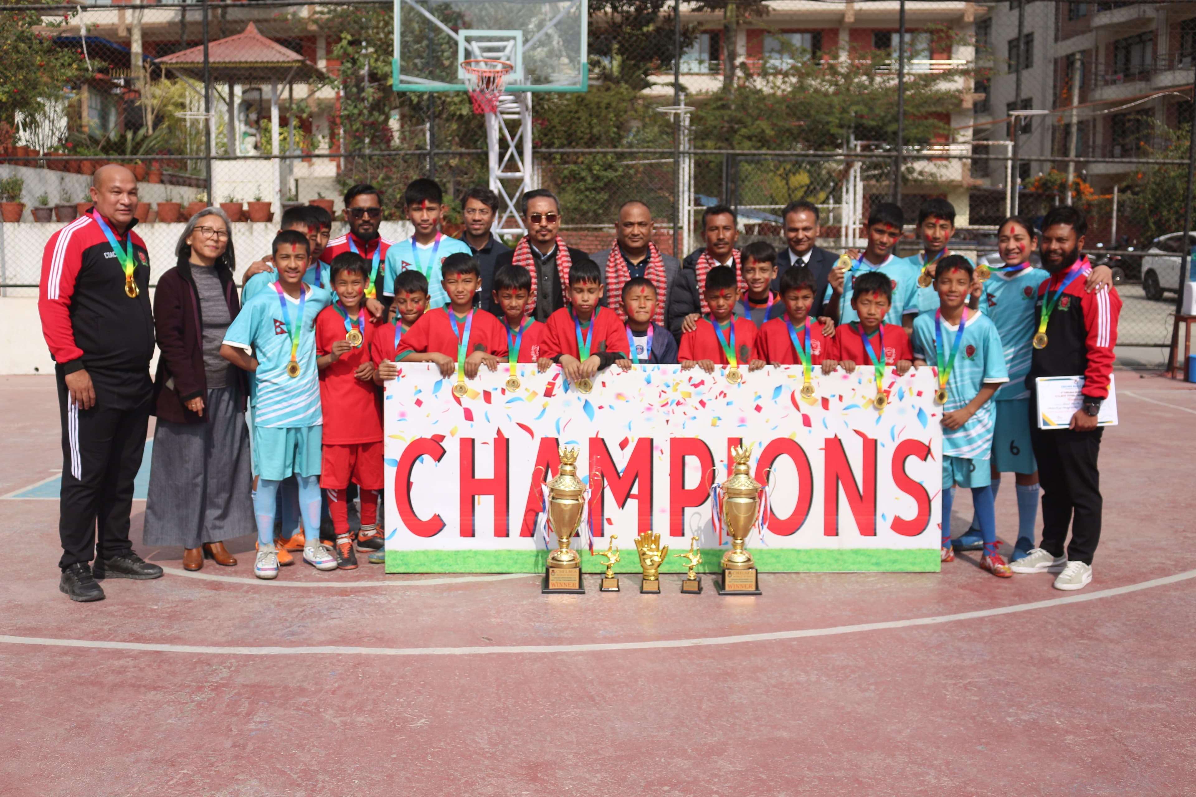 बास्केटबलमा चेल्सी,  फुटसलमा ब्रम्हकुञ्ज च्याम्पियन