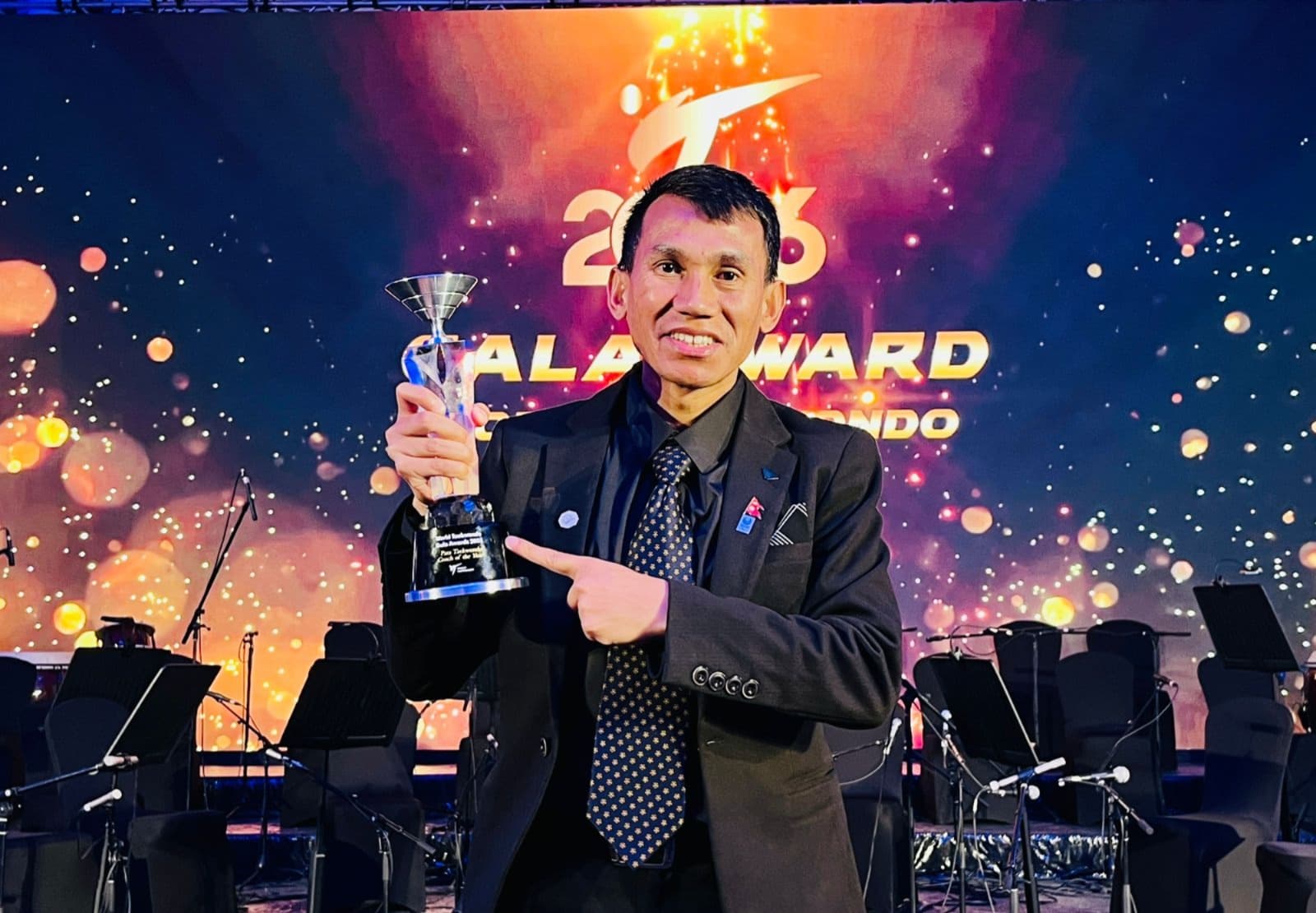 नेगी विश्व तेक्वान्दोबाट ‘बेस्ट कोच अफ द ईयर’