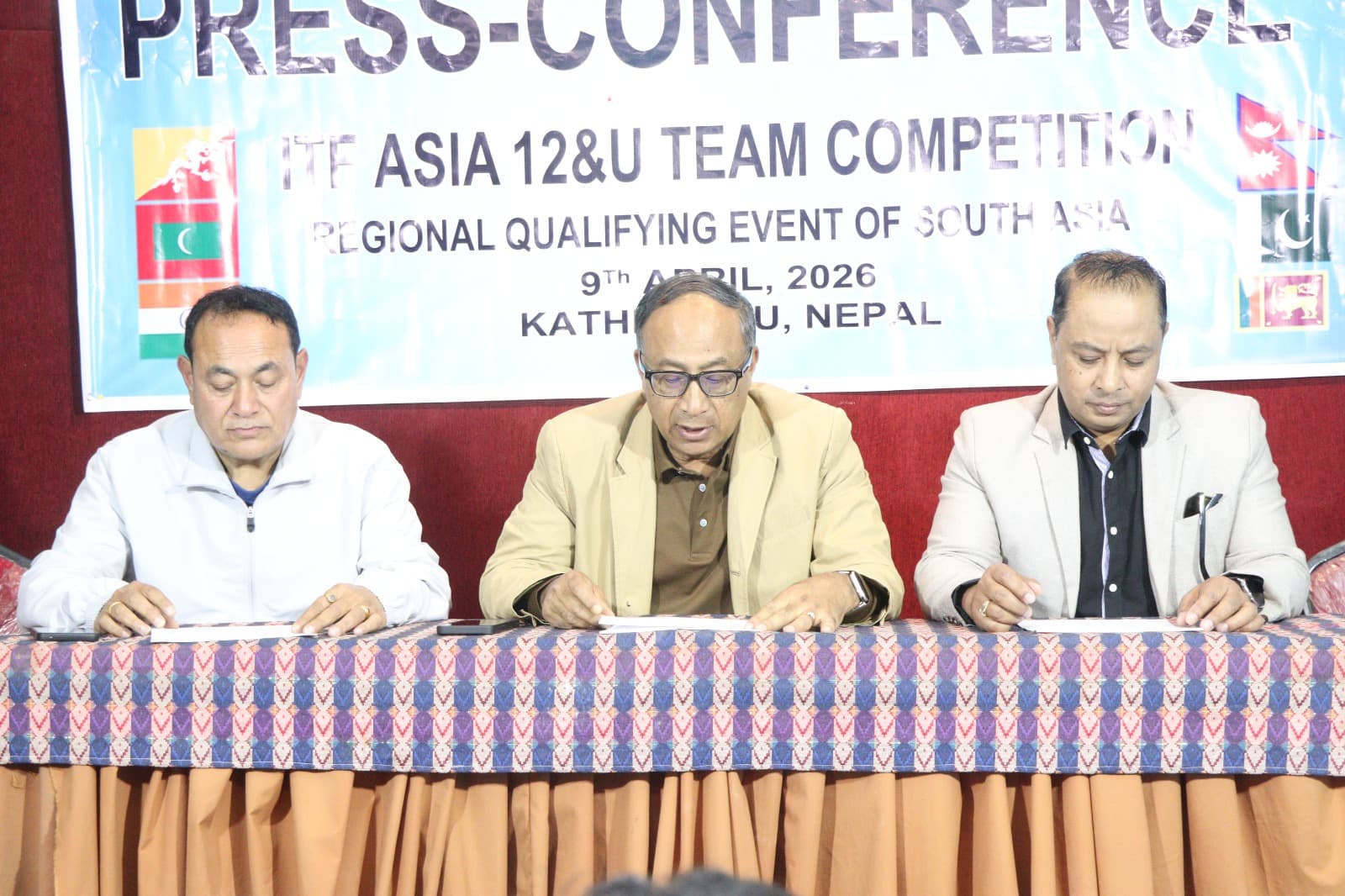 आईटीएफ एसिया १२ एन्ड अन्डर टेनिस अप्रिल १३ देखि