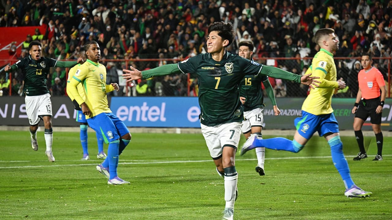 ५ पटकका विश्व च्याम्पियन ब्राजिललाई हराउँदै बोलिभिया प्ले–अफमा