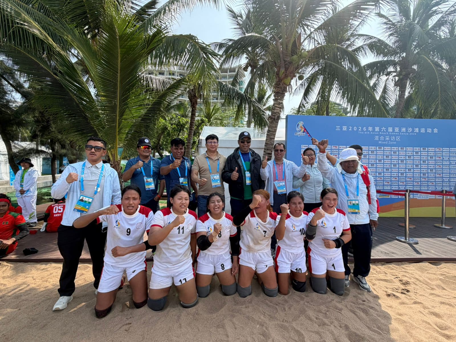 बीच कबड्डीमा नेपाल सेमिफाइनलबाटै पराजित