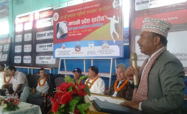 खेलकुदलाई आर्थिक समृद्धीसंग जोड्नु पर्छ: मन्त्रि विश्वकर्मा