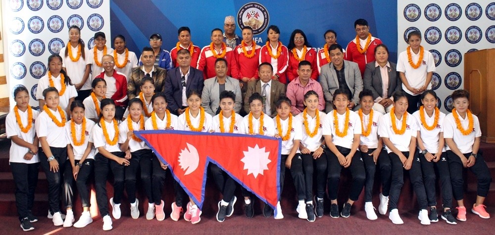नेपाली यू-१९ महिला फुटबल टोली आज थाइल्याण्ड जाँदै