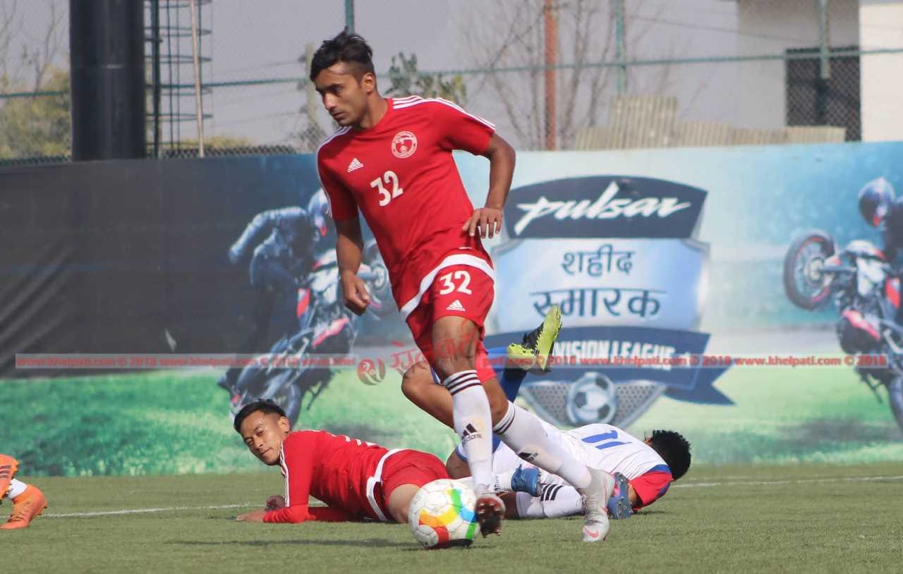 'ए' डिभिजन लिग : विभागीय डर्बीमा पुलिस र एपीएफ भिड्दै