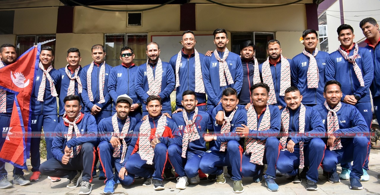 युएई जाने राष्ट्रिय क्रिकेट टोलीको विदाई