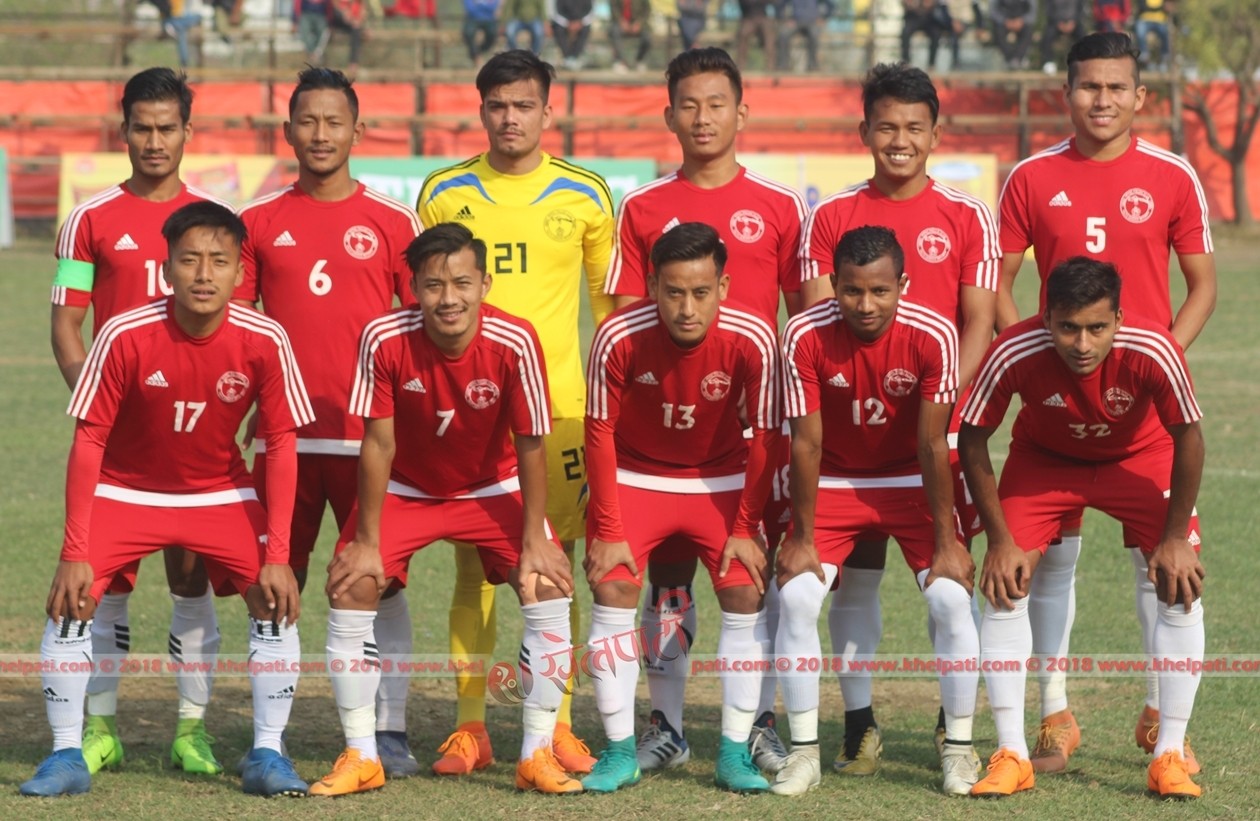 विक्रमको गोलमा पुलिसलाई पहिलो हाफमा अग्रता
