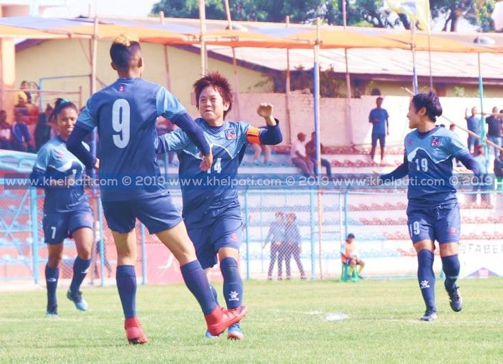 आत्मघाति गोलमा नेपाललाई अग्रता