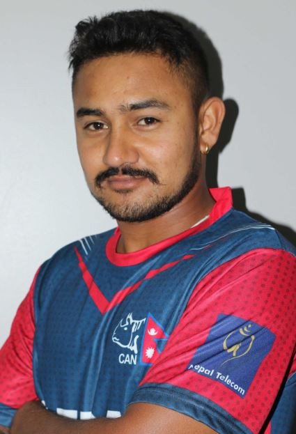 नेपाललाई पहिलो झड्का, प्रदिप आउट