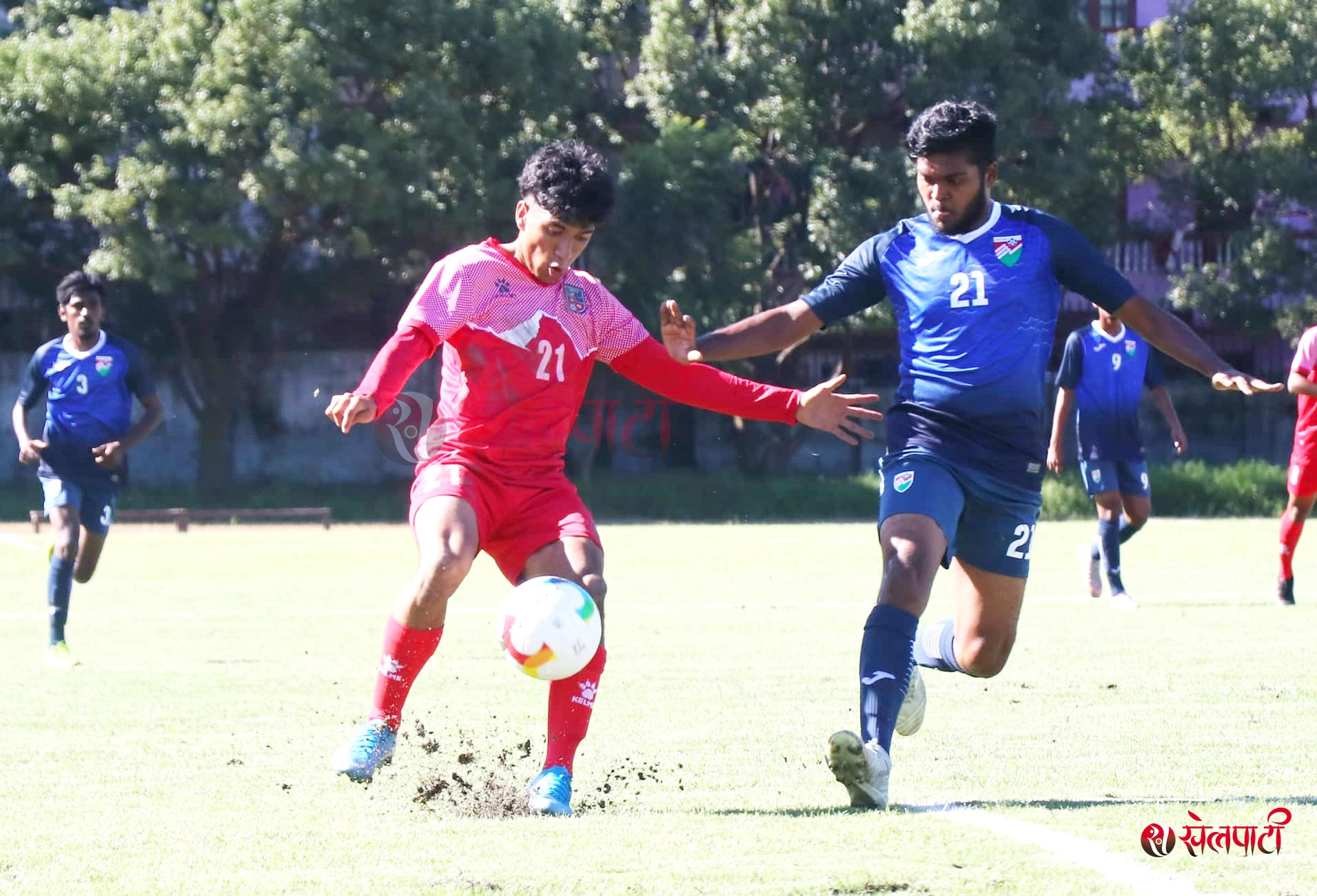 पहिलो हाफमा नेपाल १-० ले पछाडी