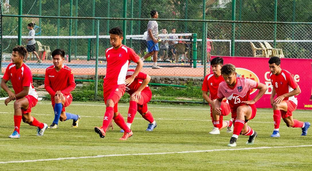 साग खेल्ने राष्ट्रिय फुटबल टिमको घोषणा
