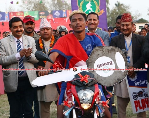 बिक्रम खप्तड गोल्डकपमा सर्वोकृष्ट