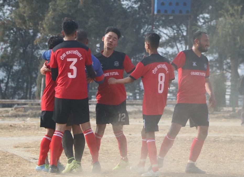 गजराज जोशी फुटबलको पहिलो खेल बराबरी