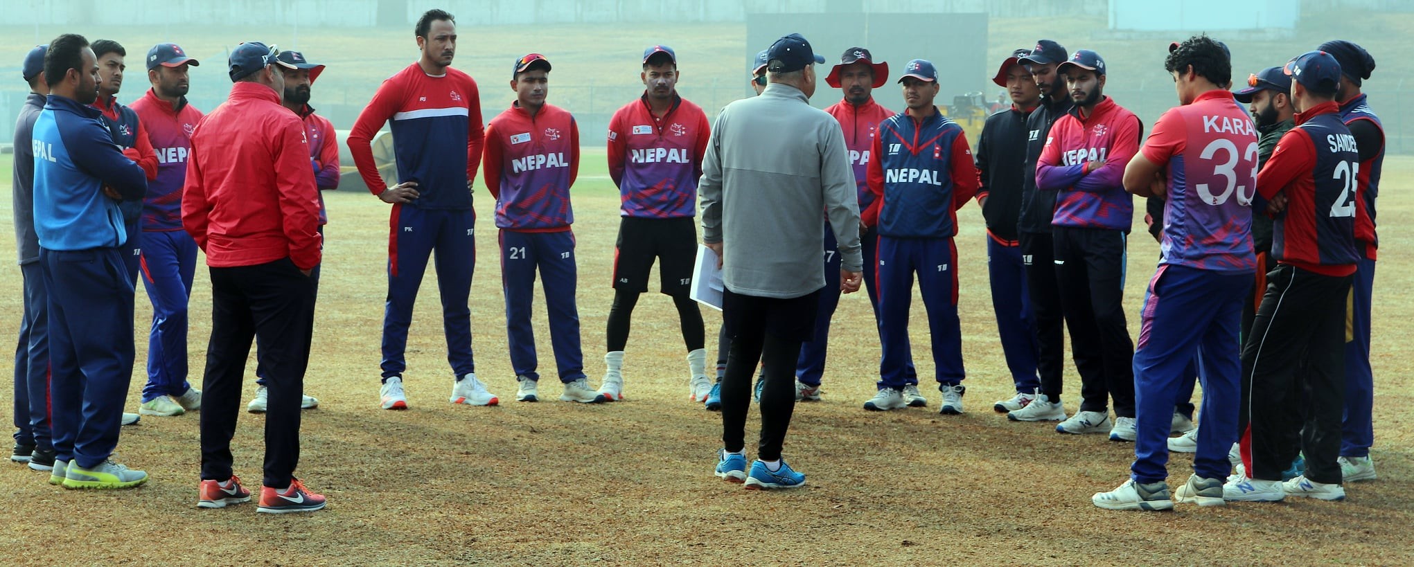 राष्ट्रिय क्रिकेट टिमको बन्द प्रशिक्षण (फोटोफिचर)